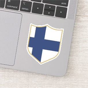 Finnland Flaggenemblem Patriotic Travel Aufkleber
