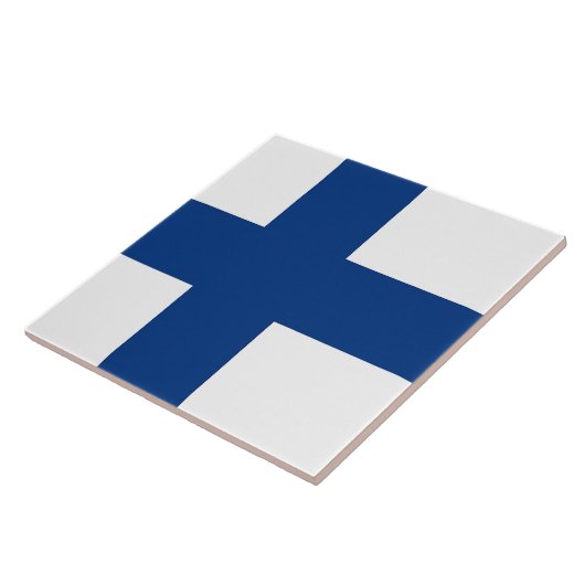 Finnland Flaggenliste Fliese (Seite)