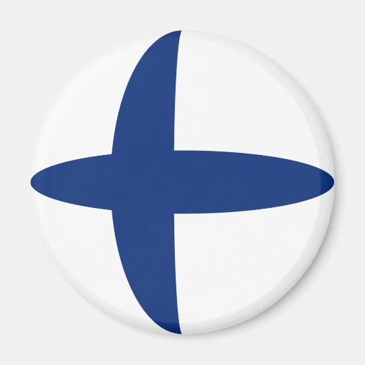 Finnland - Flaggenmagnet Magnet (Vorne)