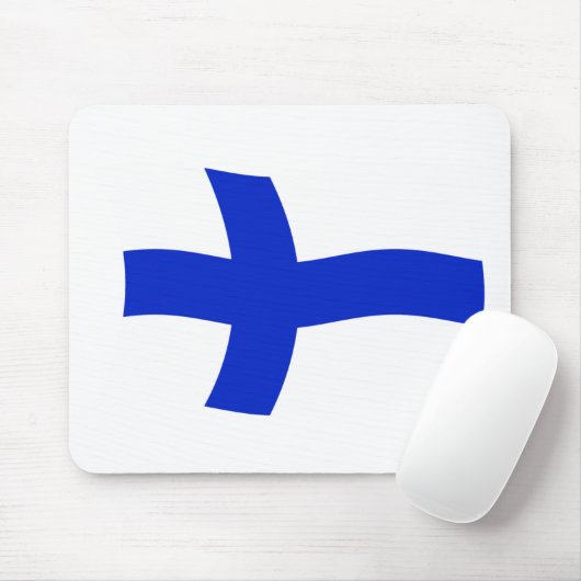 Finnland Flaggenmousepad Mousepad (Mit Mouse)