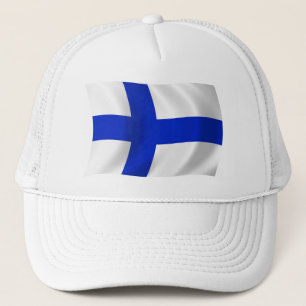 Finnland Flaggenmütze Truckerkappe