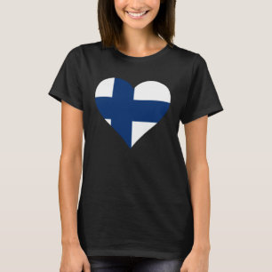 Finnland Flaggenstaat Finnland Liebe Finnland T-Shirt