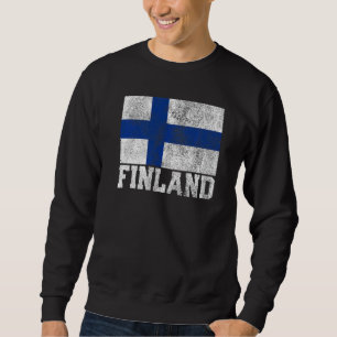 Finnland Flaggenstaat Roots Country Family Nationa Sweatshirt