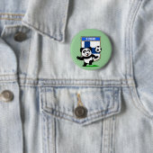 Finnland Football Panda Button (Beispiel)