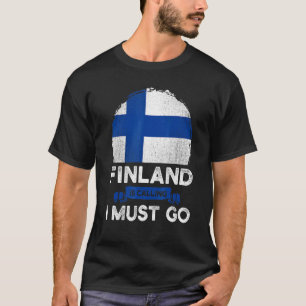 Finnland fordert mich auf, die Wurzel des finnisch T-Shirt