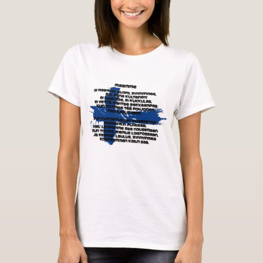 Finnland - Frau T-Shirt (Vorderseite)