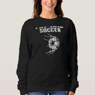 Finnland Fußball Im Netz Finnische Fußballanhänge Sweatshirt