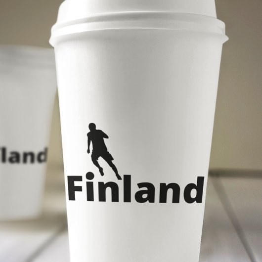 Finnland Fußball Pappbecher