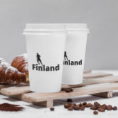 Finnland Fußball Pappbecher