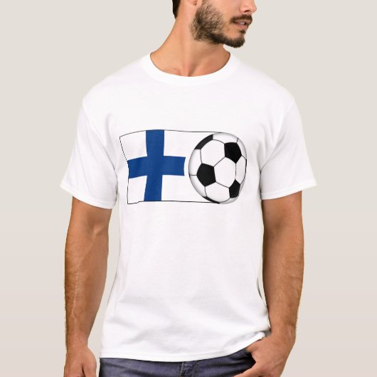 Finnland-Fußball T-Shirt (Vorderseite)