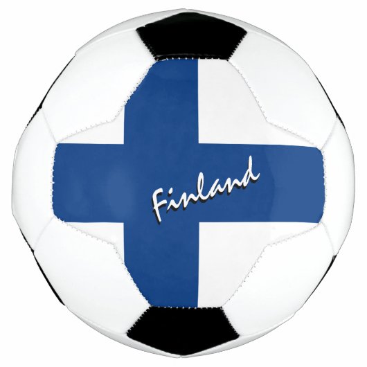 Finnland - Fußball und Finnische Flagge / Sport (Vorderseite)