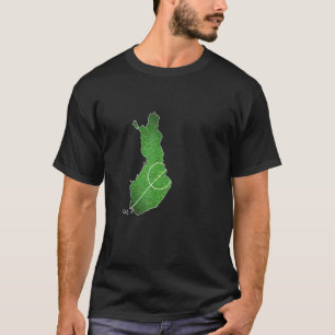 Finnland Fußballplatz T-Shirt
