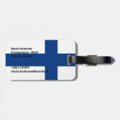 Finnland Gepäckanhänger (Rückseite horizontal)