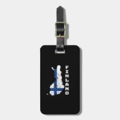 Finnland Gepäckanhänger (Vorderseite vertikal)