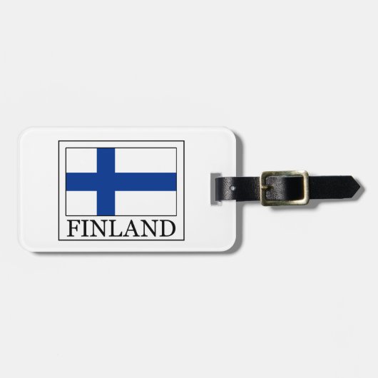 Finnland Gepäckanhänger (Vorderseite horizontal)