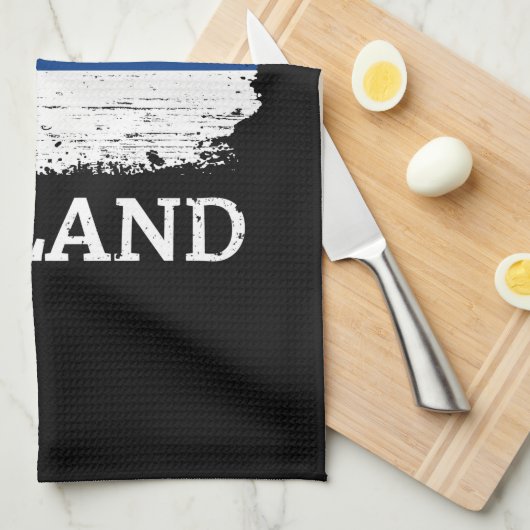 Finnland Geschirrtuch (Viertel Falte)