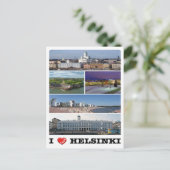 Finnland - Helsinki - Helsingforen - I Liebe - Postkarte (Stehend Vorderseite)