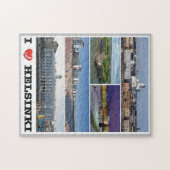 Finnland - Helsinki - Helsingforen - I Liebe - Puzzle (Horizontal)