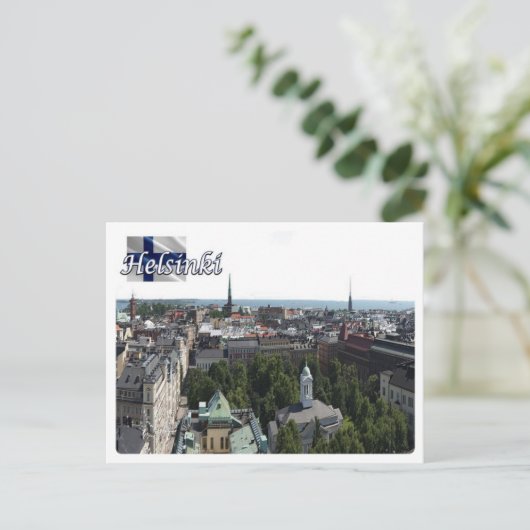 Finnland - Helsinki - Helsingforen - Postkarte (Stehend Vorderseite)