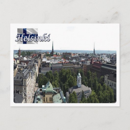 Finnland - Helsinki - Helsingforen - Postkarte (Vorderseite)