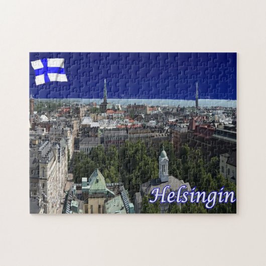 Finnland - Helsinki - Helsingforen - Puzzle (Horizontal)