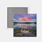 Finnland Helsinki Nordeuropa Magnet (Vorderseite/Rückseite)