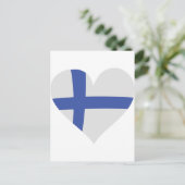 Finnland - Herzenslein Postkarte (Stehend Vorderseite)