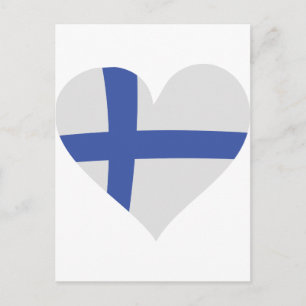 Finnland - Herzenslein Postkarte