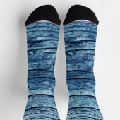 Finnland - Holzflagge Socken (Oben)