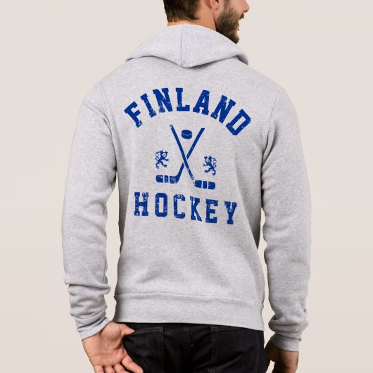 Finnland Ice Hockey Hoodie (Rückseite)