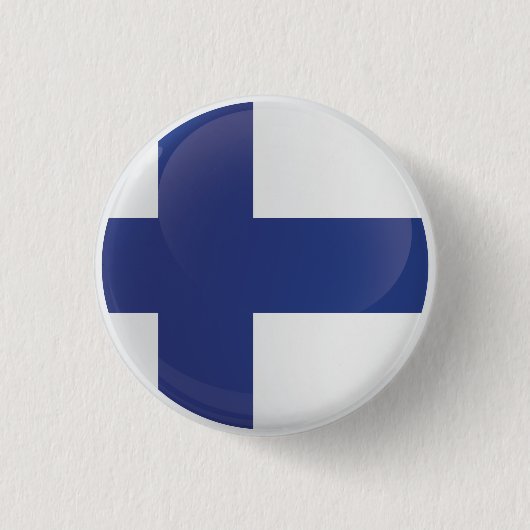 Finnland - Icon-Flagge Button (Vorderseite)
