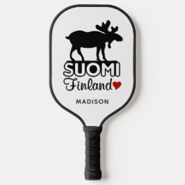 Finnland individuelle Name Pickleball Schläger