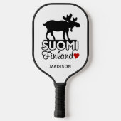 Finnland individuelle Name Pickleball Schläger (Rückseite)