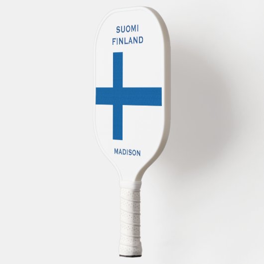Finnland - individuelle Name Pickleball Schläger (Links)