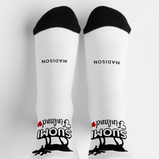 Finnland individuelle Name Socken (Oben)