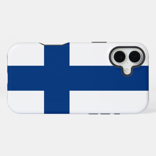 Finnland iPhone Hülle (Rückseite (Horizontal))