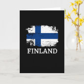 Finnland Karte (Gelbe Blume)
