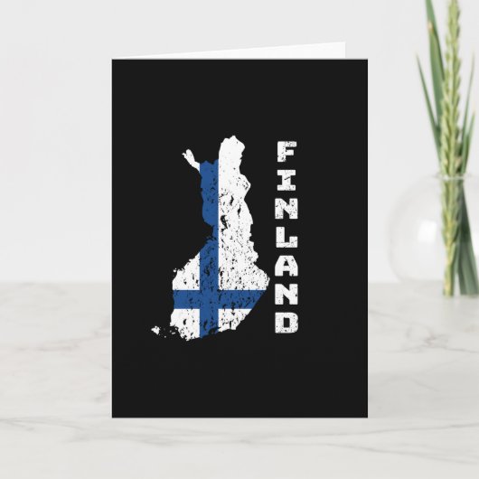 Finnland Karte (Vorderseite)