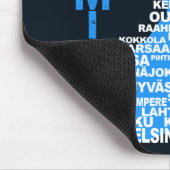 FINNLAND-KARTE mousepad (Ecke)