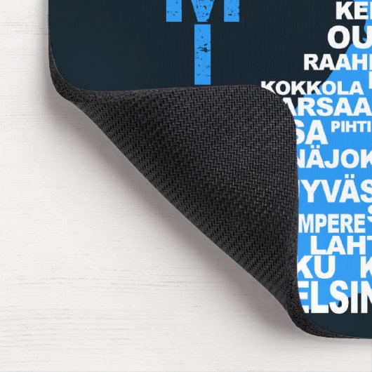 FINNLAND-KARTE mousepad (Ecke)