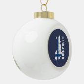 Finnland Keramik Kugel-Ornament (Links)