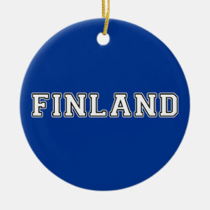 Finnland Keramik Ornament