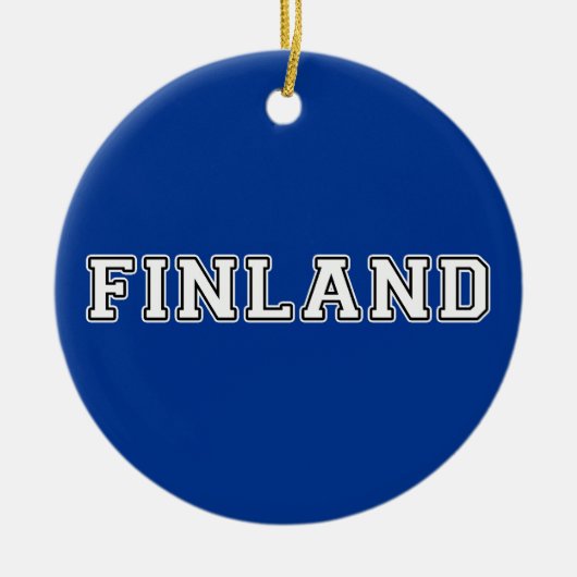 Finnland Keramik Ornament (Vorne)