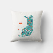 Finnland Kinderzimmer-Kissen für Twins Kissen (Rückseite)