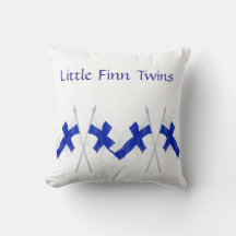 Finnland Kinderzimmer-Kissen für Twins