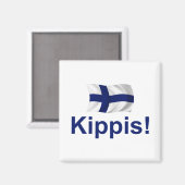 Finnland Kippis! (Beifall!) Magnet (Vorderseite/Rückseite)