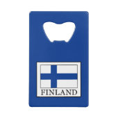 Finnland Kreditkartenflaschenöffner (Vorderseite)