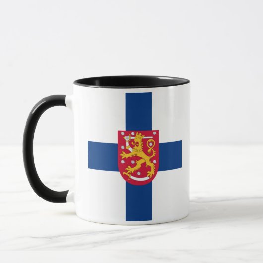 Finnland-Kreuz u. Arm-Tasse Tasse (Links)