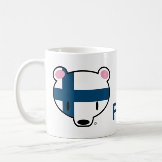 Finnland KumaChan Kaffeetasse (Links)