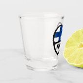 Finnland - Ländercode - Herd, FIN Schnapsglas (Links)